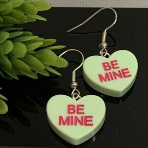 Be Mine Earring, Valentine's Day Gift, Gift Idea, Heart Earring, Anniversary